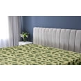 thumbnail image 5 of Ambesonne Leaves Greenery Fitted Sheet, Horizontal Leaf Art, Twin XL Size, Avocado Green and Fern Green, 5 of 5