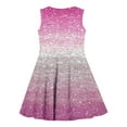 thumbnail image 5 of THDHVS Dresses for Girls,Sparkle Print Sleeveless Dress for Girls 3 to 14 Years Summer Casual Wear and Special Event,Girls Dresses Pink, 5 of 7
