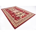 thumbnail image 2 of Unique Loom Tapis Tribal Géométrique Taftan Collection, 7 x 10 Pieds, Rouge/or, 2 of 5