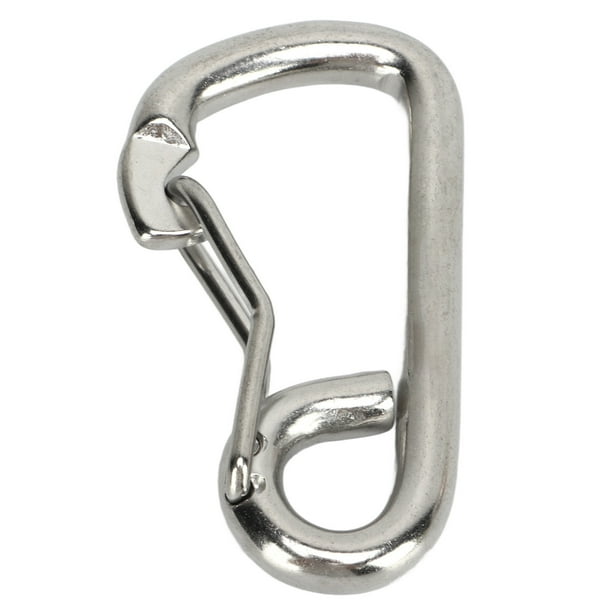 HEMOTON Mousqueton à Ressort Inox 316 - Crochet Sécurité Pivotant Pour Plongée, Marin Anticorrosion