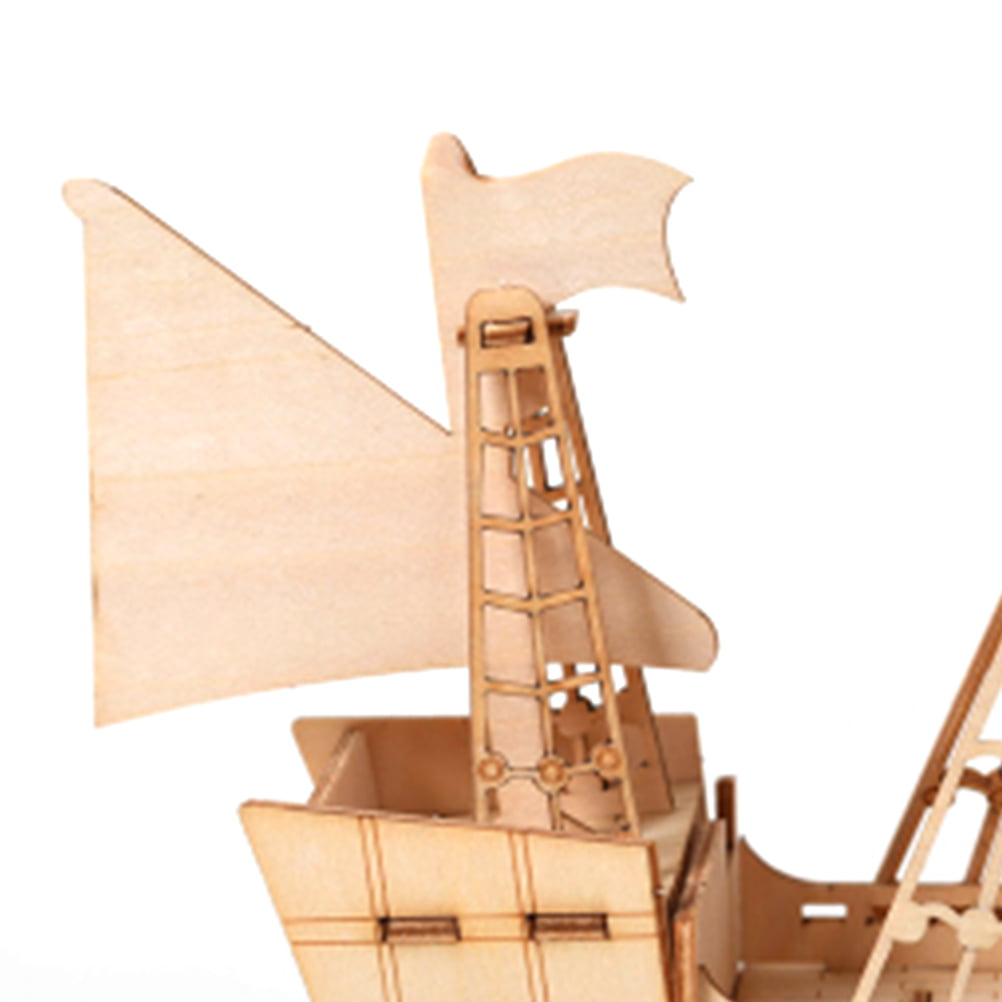 Details about   3D Wooden DIY Sailing Ship Toys Puzzle Toy l Desk Decoration for adults and kids 
