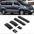 thumbnail image 1 of 2pcs Carbon Fiber Style Window Armrest Trim Cover Fits for Hyundai Grand Starex H1 2019, 1 of 3