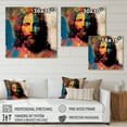 thumbnail image 4 of Designart Pop Art Jesus Portrait III Canvas Wall Art, 4 of 5