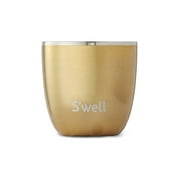 S'well Vacuum Insulated Stainless Steel Takeaway Tumbler, Yellow Gold, 10 oz