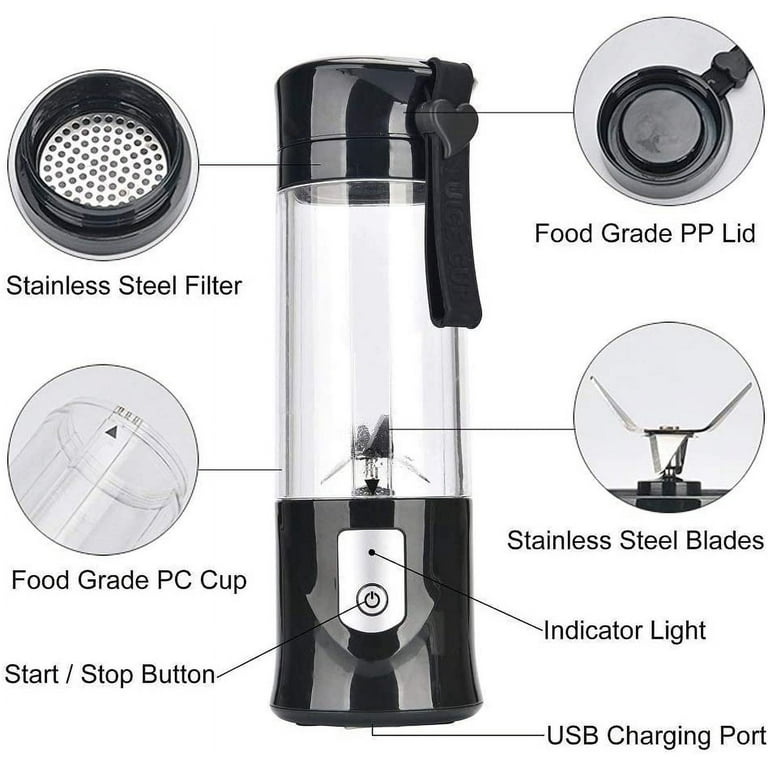 Gentle Prince portable wireless blender USB rechargeable white