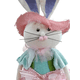 thumbnail image 4 of Conejo Orejón con Vestido de Flores Rosa - Muñeco de Trapo Suave para Niñas, Decoración de Habitación Infantil y Regalo de Cumpleaños - Decoración de ascua, 4 of 5
