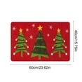 thumbnail image 3 of Christmas Doormat for Front Door, Red Holiday Entrance Mat Non-Slip Absorbent, Festive Floor Mat for Indoor Outdoor Home Decor(A), 3 of 5