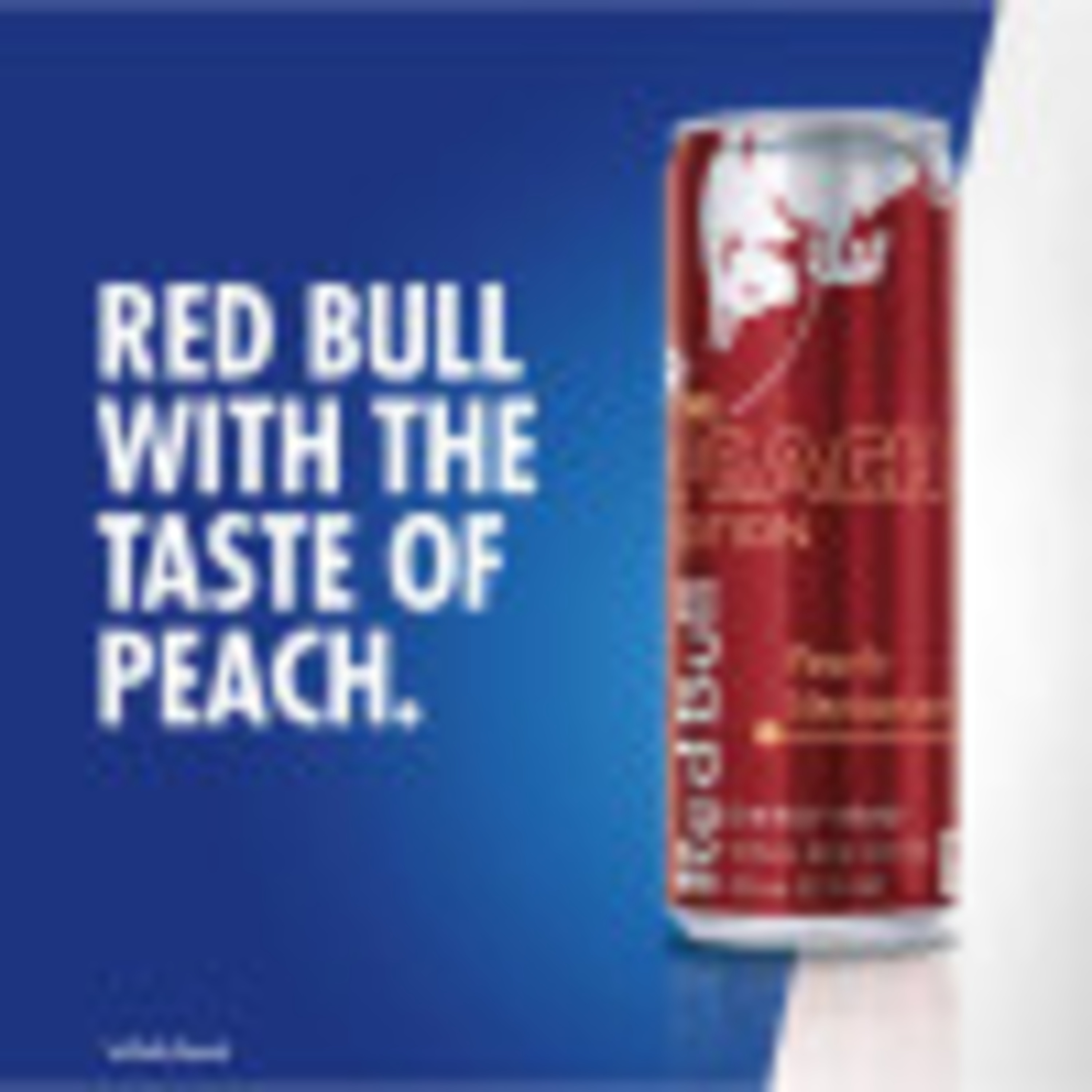 Red Bull Peach Edition Energy Drink, 12 fl oz, Pack of 4 Cans - image 3 of 8