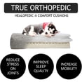 thumbnail image 3 of Cama ortopédica para perros Club Nine Pets Metro Medium Charcoal, 3 of 6