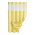 thumbnail image 4 of Cortina de ducha resistente y multifuncional, accesorio de baño para hotel, poliéster. Amarillo, 4 of 9