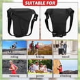 thumbnail image 5 of New outdoor cycling leg bag multi-functional tactical chest bag sports casual messenger bag purse - black, 5 of 5