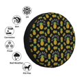 thumbnail image 4 of Fotbe Pineapple Funda de Llanta de Repuesto con Estampado, Engrosada, Ajuste Universal para Jeep, Remolque, RV, SUV, Camión-14 inch, 4 of 6