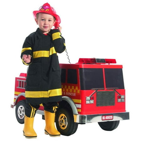 Kalee 12V Kids Battery Powered Ride On Fire Truck Red