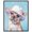 Black Frame, variant on Bucket Hat Frenchie Canvas Cute Animal Art by Art Remedy, Silver Frame, 36" x 45"