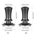 thumbnail image 3 of Coffee Calibrated Spring Loaded Tamper with Stainless Steel Base Alloy Handle, 3 of 21