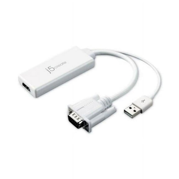 VGA-HDMI Video Adapter, White