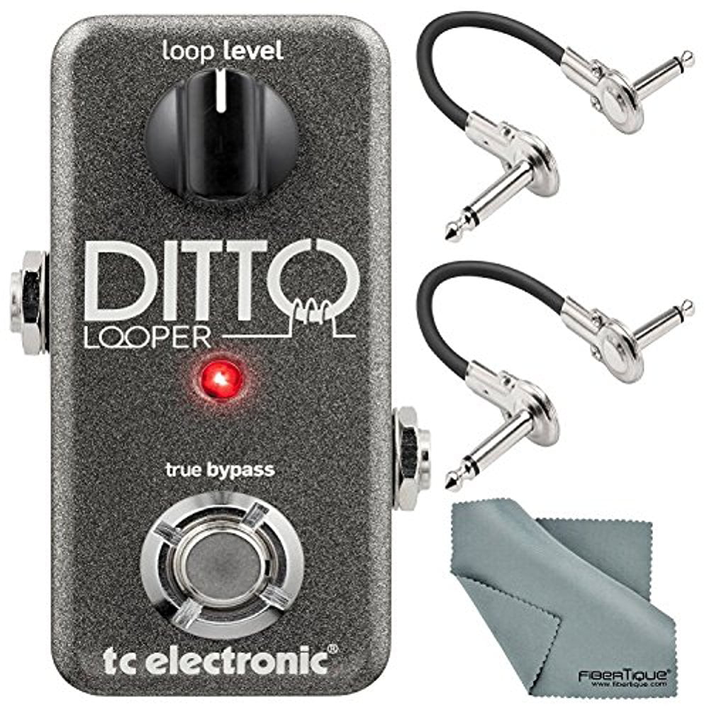 TC Electronic Ditto Looper Effects Pedal and Accessory Bundle with