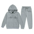 thumbnail image 5 of Ruyang Boys Girls Heart Sweatsuits 2 Piece Outfits Graphic Clothing Set Pullover Hoodies Joggers Set School Tracksuit, 5 of 5