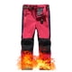 thumbnail image 4 of Pantalones Para Niños, Niños Pequeños, Niñas, Elásticos, De Felpa, Color Sólido, Mantienen El Calor, Mallas Informales, Pantalones Para El Hogar, Rojo Odeerbi LM103-11521, 4 of 4