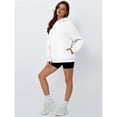 thumbnail image 4 of Sudaderas con Capucha de Gran Tamaño para Mujer, Sudaderas Cómodas, Conjuntos de Moda de Otoño, Blusas Casuales, Ropa de . XL, 4 of 8