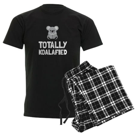CafePress - Totally Koalafied Pajamas - Men's Dark Loose Fit Cotton Pajama Set