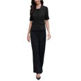 thumbnail image 2 of INSPIRE CHIC Short Sleeve Blazer for Women Summer Button Business Casual Office Work Suit Jacket S Black, 2 of 6
