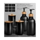 thumbnail image 2 of Juego De Accesorios De Baño 5 Pzs Dispensador Organizador NEGRO, 2 of 5