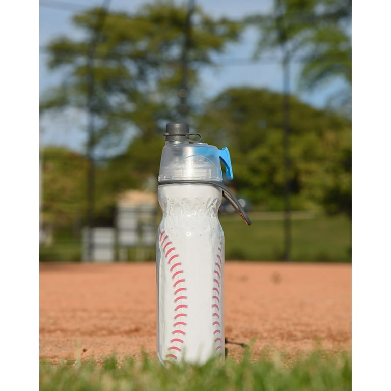 O2 COOL ArcticSqueeze Mist 'N Sip 20 oz Baseball Water Bottle