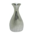 thumbnail image 1 of Sagebrook Home Vase en Métal Ceinturé 24"H, Nickel, 1 of 1