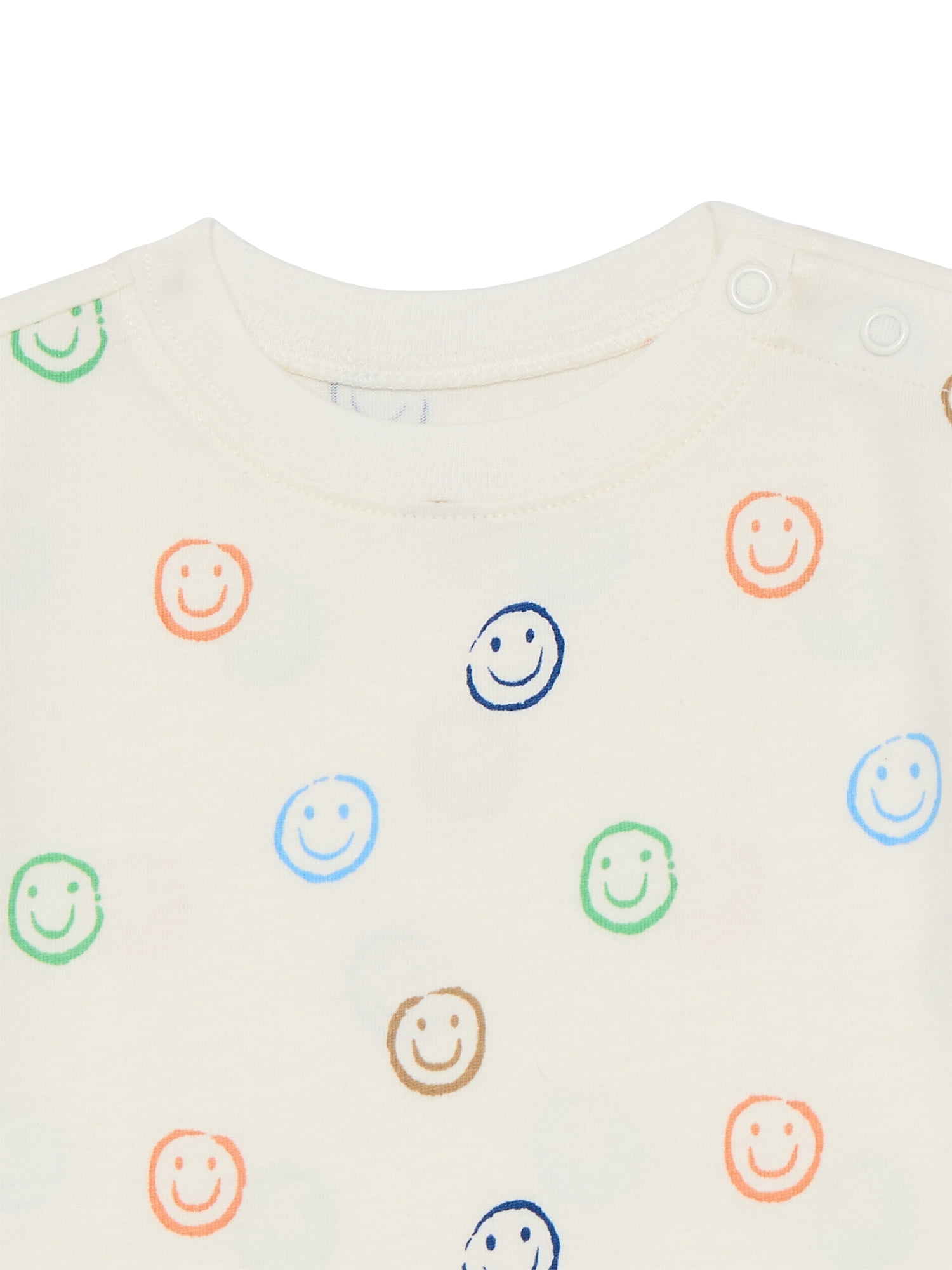 Wonder Nation Baby Boys Printed Jersey Romper, Sizes 0M-24M