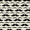 David Textiles Beige Mustache Stripe Fabric, per Yard