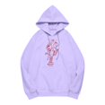 thumbnail image 5 of Chandail à Capuche pour Femmes Élégant Basique Manches Longues Col Rond Décontracté Doux Confortable pour l'Hiver, 5 of 5