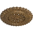 thumbnail image 3 of Ekena Millwork 18 1/2"OD x 7/8"ID x 1 1/2"P Sellek Ceiling Medallion (Fits Canopies up to 1 1/8"), Hand-Painted Rubbed Bronze, 3 of 5