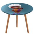 thumbnail image 1 of Hormiga Atómica-theme Fitted Round Tablecloths Elastic Edged Table Covers Waterproof Table Cloth for Kitchen Holiday Party Tables Decor 150cm, 1 of 6