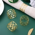 thumbnail image 3 of 12 Uds anillos para servilletas anillos para servilletas de mesa anillo para servilleta metálico anillos soporte para servilletas decoración de mesa de cena para boda, 3 of 4