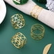 thumbnail image 3 of 12 Uds anillos para servilletas anillos para servilletas de mesa anillo para servilleta metálico anillos soporte para servilletas decoración de mesa de cena para boda, 3 of 4
