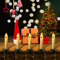 thumbnail image 2 of Velas de Navidad LED 2024 Multicolor con Control Remoto y Efecto Parpadeante para Decoración Festiva, 2 of 7