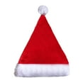 thumbnail image 2 of Vacemry Under $5 Light Up Santa Claus Hat, Glowing Christmas Hat for Adults Parties, Velvet Santa Hat with Battery Lights, Festive Party Headwear for Christmas Events, Light Up Holiday Accessory, 2 of 7