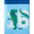thumbnail image 3 of Wonder Nation Toddler Boys Short Sleeve Graphic Football Jersey Top, Sizes 12M-5T, 3 of 5