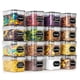 thumbnail image 1 of Set de recipientes de almacenamiento de cereales y alimentos secos Wildone 0,8 L x 16, 1 of 8
