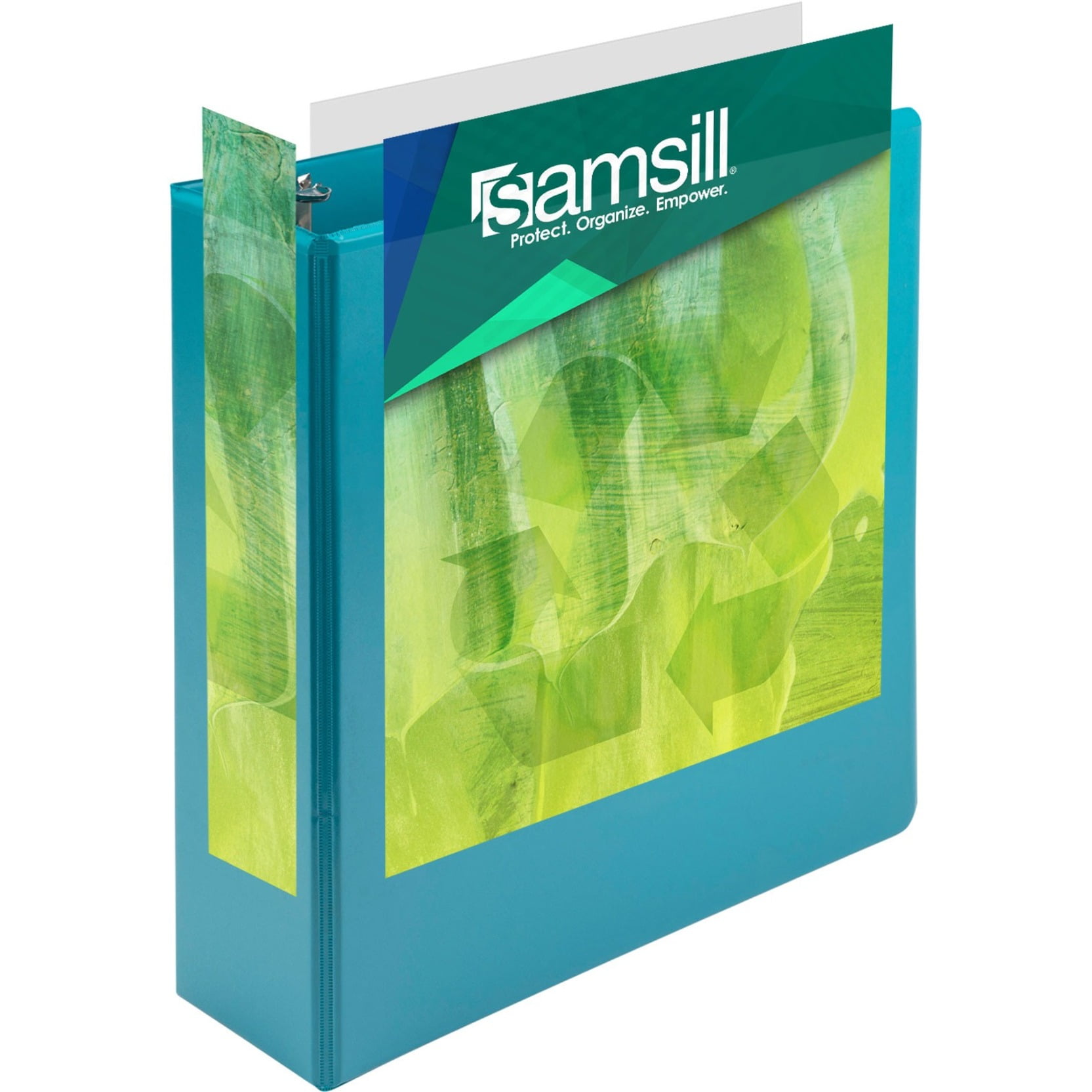 Samsill Earth's Choice Plant-Based Durable 3 Inch 3 Ring View Binders - Assorted, Assorted