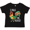 thumbnail image 3 of Inktastic Farmer I Rule the Roost Rooster Boys or Girls Toddler T-Shirt, 3 of 5