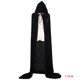 thumbnail image 1 of Disfraces de Halloween, mujeres, hombres, capa elegante, con capucha, bruja adulta, capas largas negras para fiestas navideñas, capas con capucha kenally JR0584-30B, 1 of 3