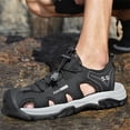 thumbnail image 4 of YOURDIARY Men's Sandals Outdoor Fisherman Hiking Sandals Athletic Walking Casual Water Shoes Closed Toe, 4 of 9