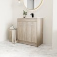 Beautiful and Modern 30 Inch Freestanding White Bathroom Vanity with