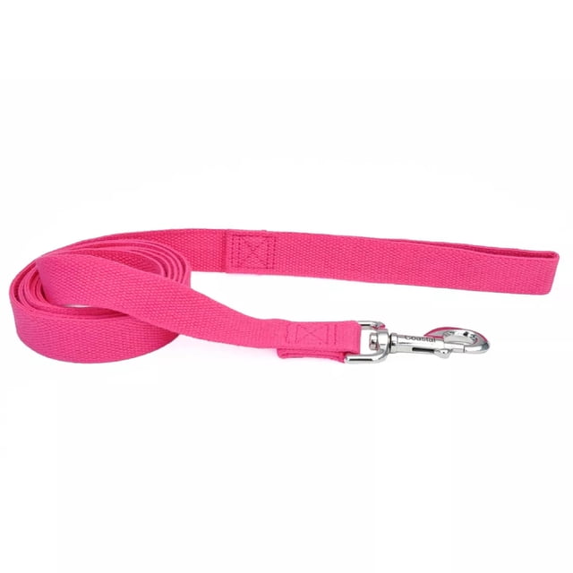 Correa para perros Coastal New Earth, soja, fucsia, 1,6 cm x 1,8 m