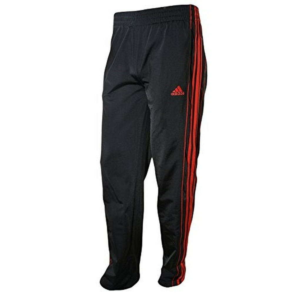 Adidas - Adidas Big Boys Fleece Lined Track Pant, Black/Scarlet, Medium ...