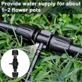 thumbnail image 5 of 1/2 to 1/4 Drip Irrigation Fittings,25Pack Barbed Tee 1/2Inch Drip Irrigation Tubing to 1/4Inch Irrigation Tube Fitting, 5 of 5