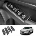 thumbnail image 1 of Carbon Fiber Window Glass Lift Button Trim Switch Cover Door Armrest Panel Sticker for Honda HRV HR-V Vezel RHD, 1 of 5