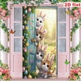 thumbnail image 1 of Cortina para puerta de Pascua | Decoración de puerta | Tapiz de pared para fiestas | Tela de poliéster para puerta principal | Decoración festiva para el hogar en celebración de Pascua, 1 of 8